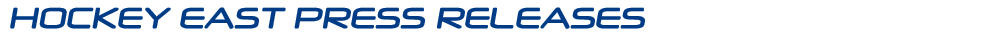 Hockey East Press Releases