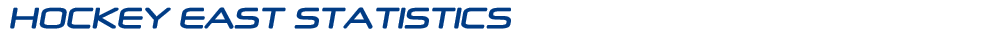 Hockey East Statistics