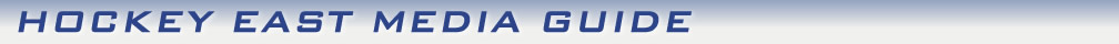 Hockey East Media Guide